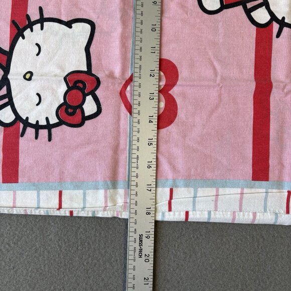 Vintage Hello Kitty Pillow case (1) Standard Hearts Stars Pink Y2k Sanrio Kawaii - Picture 3 of 9